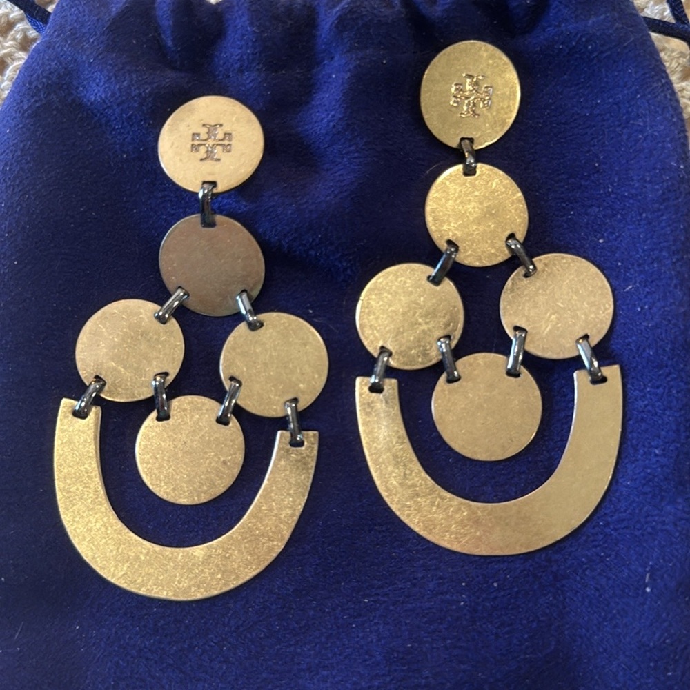 Tory Burch chandelier earrings - Picture 2 of 2